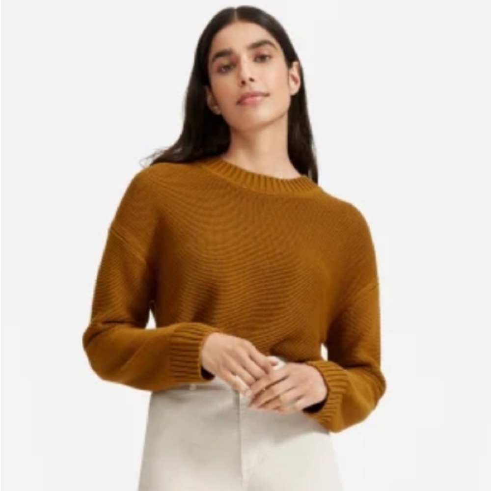 Everlane Link Stitch Crewneck Sweater - S